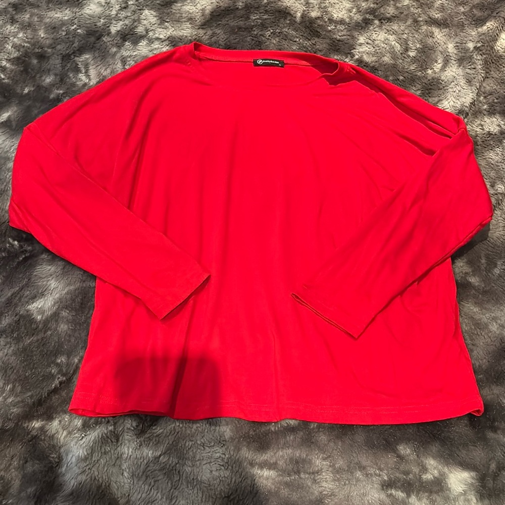 Red Long Sleeve Shirt - L
